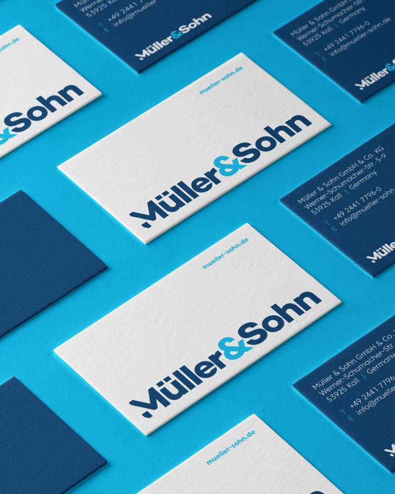 Müller & Sohn in Kall, Individuelle Stahlkonstruktionen für die Branchen Lebensmittel, Getränke, Pharma, Chemie und allgemeinen Anlagenbau, Visitenkarten Müller & Sohn in Kall, Individuelle Stahlkonstruktionen für die Branchen Lebensmittel, Getränke, Pharma, Chemie und allgemeinen Anlagenbau, Visitenkarten